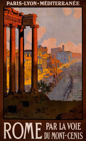See Rome Black Ornate Wood Framed Art Print with Double Matting by Studio W