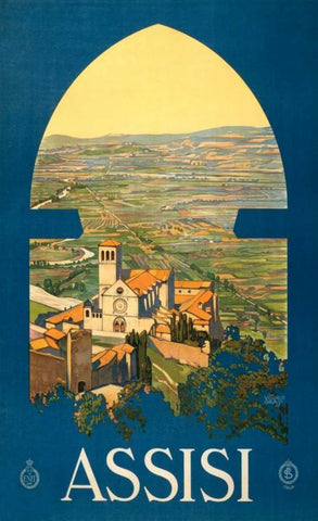 See Assisi White Modern Wood Framed Art Print with Double Matting by Studio W