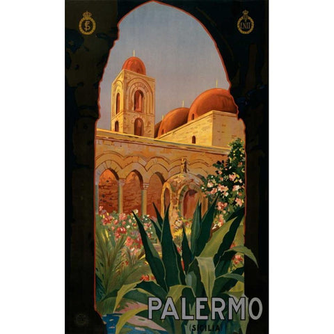 See Palermo Black Modern Wood Framed Art Print by Studio W