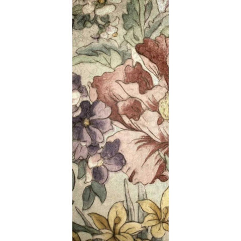 Earthtone Floral Panel II Gold Ornate Wood Framed Art Print with Double Matting by Kohnke, Catherine