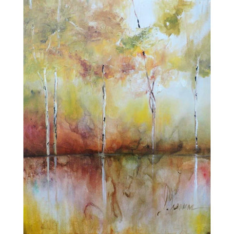 Alazanas II Gold Ornate Wood Framed Art Print with Double Matting by Herrera, Leticia