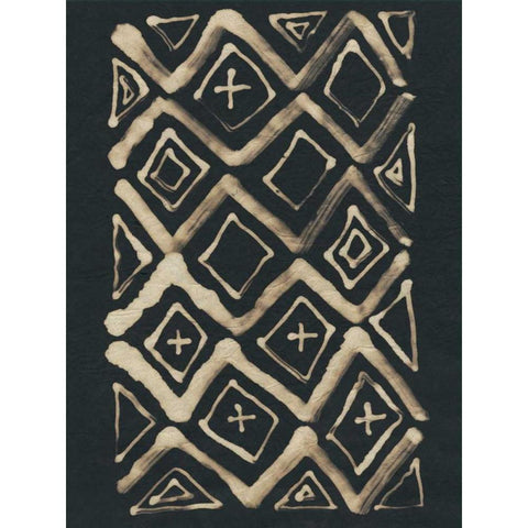 Udaka Study VII Black Modern Wood Framed Art Print with Double Matting by Stramel, Renee W.