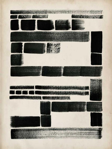 Antique Dash II White Modern Wood Framed Art Print with Double Matting by Popp, Grace