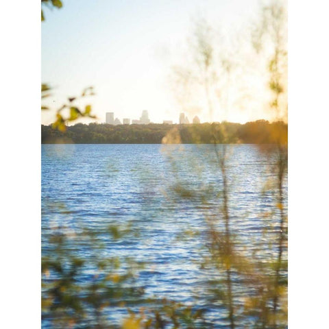 White Rock Sunset II White Modern Wood Framed Art Print by Quintero, Sonja