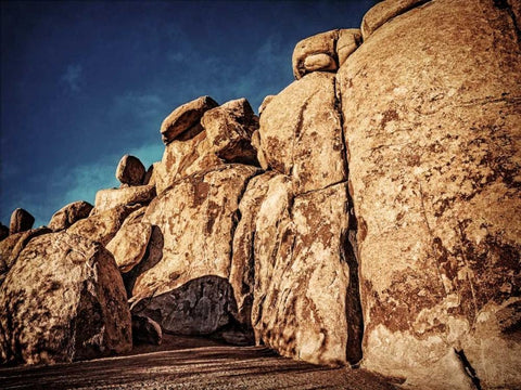 Outcroppings II Black Ornate Wood Framed Art Print with Double Matting by Perry, Rachel