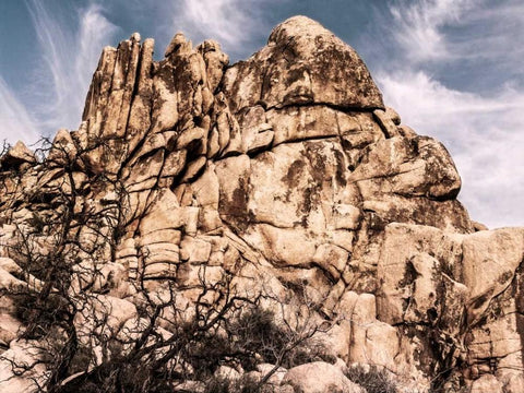 Outcroppings V Black Ornate Wood Framed Art Print with Double Matting by Perry, Rachel