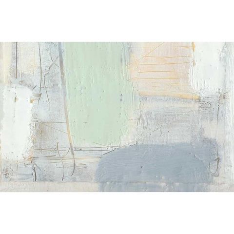 Pastels in Wax IV Black Modern Wood Framed Art Print with Double Matting by Goldberger, Jennifer