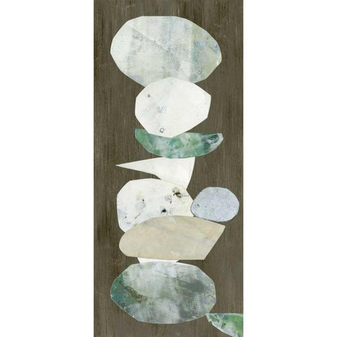 Mid-century Formation II White Modern Wood Framed Art Print by Goldberger, Jennifer