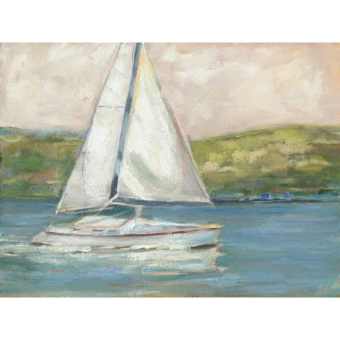 Off the Coast I Gold Ornate Wood Framed Art Print with Double Matting by Harper, Ethan