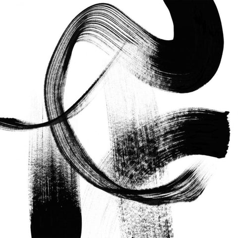 Playtime III Black Modern Wood Framed Art Print with Double Matting by Chandler, Sharon