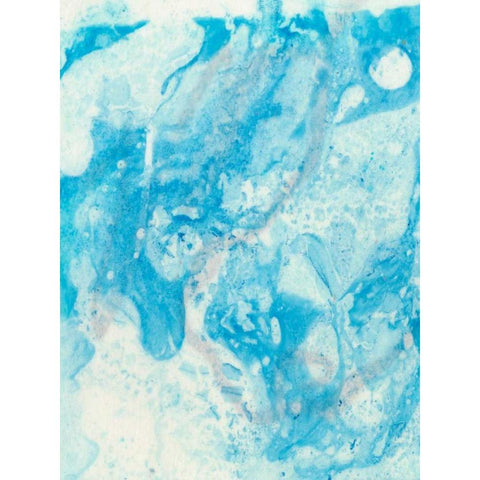 Seeing Blue I White Modern Wood Framed Art Print by Ludwig, Alicia