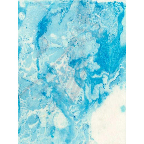 Seeing Blue II White Modern Wood Framed Art Print by Ludwig, Alicia