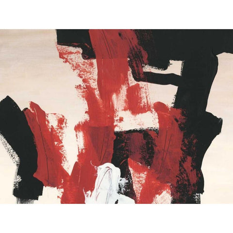 Hessei I Black Modern Wood Framed Art Print with Double Matting by Vess, June Erica