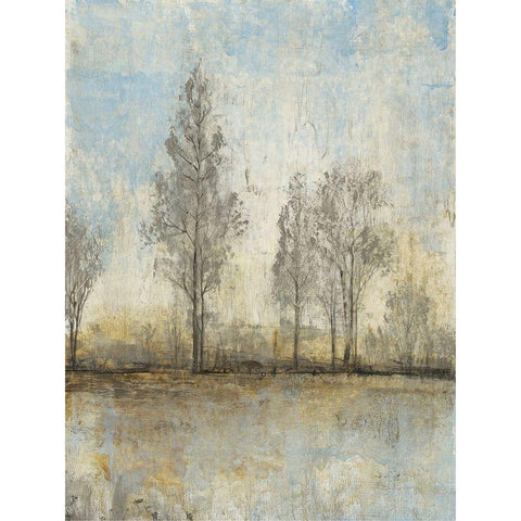 Custom Quiet Nature II Gold Ornate Wood Framed Art Print with Double Matting by OToole, Tim