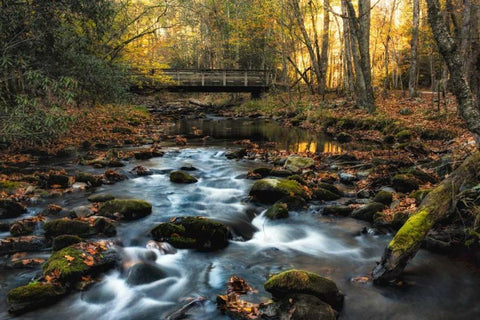 Warm Sky Light White Modern Wood Framed Art Print with Double Matting by Head, Danny