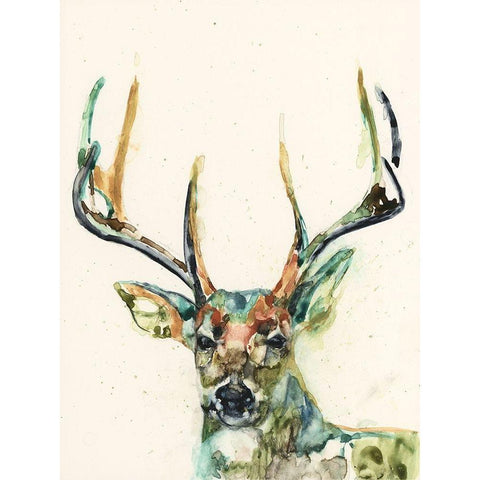 Custom Hi Fi Wildlife II White Modern Wood Framed Art Print by Goldberger, Jennifer