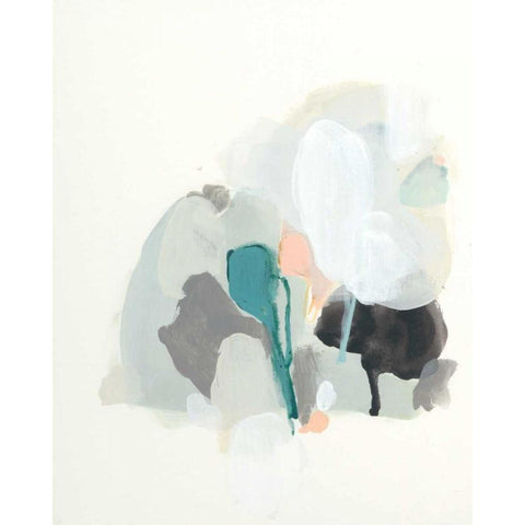 Extrapolate I White Modern Wood Framed Art Print by Vess, June Erica
