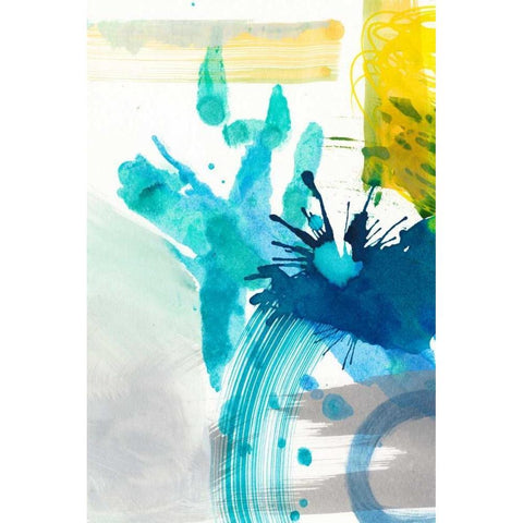 Take Off I White Modern Wood Framed Art Print by Fuchs, Jodi
