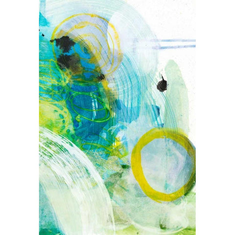 Take Off II Black Modern Wood Framed Art Print by Fuchs, Jodi