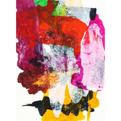 Hana II White Modern Wood Framed Art Print by Fuchs, Jodi