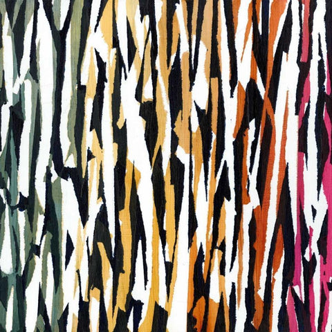 Torn VII Black Modern Wood Framed Art Print by Fuchs, Jodi