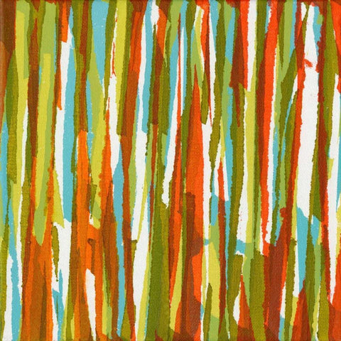 Torn IX White Modern Wood Framed Art Print by Fuchs, Jodi