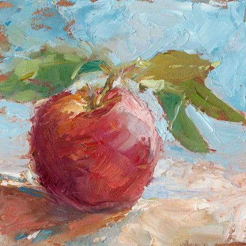 Impressionist Fruit Study I Black Modern Wood Framed Art Print by Harper, Ethan