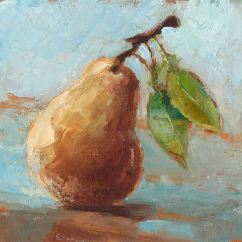 Impressionist Fruit Study II Black Modern Wood Framed Art Print by Harper, Ethan
