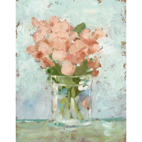 Impressionist Floral Study I Black Modern Wood Framed Art Print by Harper, Ethan