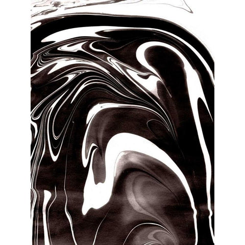 Yinyang II Gold Ornate Wood Framed Art Print with Double Matting by Ludwig, Alicia