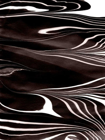 Yinyang IV White Modern Wood Framed Art Print with Double Matting by Ludwig, Alicia