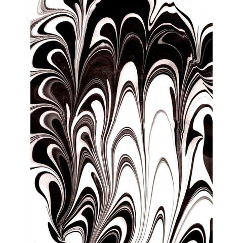 Yinyang VI Black Modern Wood Framed Art Print by Ludwig, Alicia