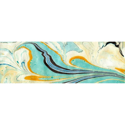 Placid II Black Modern Wood Framed Art Print by Ludwig, Alicia