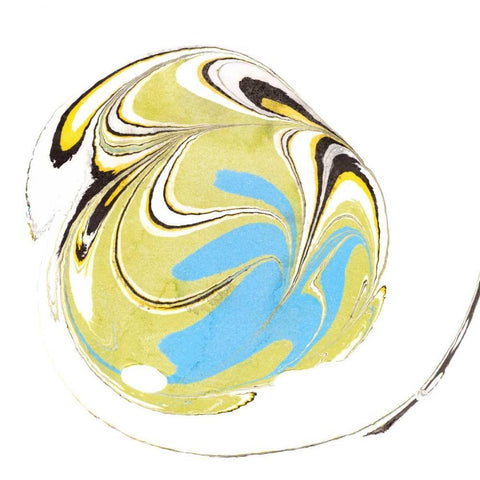 Citrine Momentum I Black Modern Wood Framed Art Print by Ludwig, Alicia