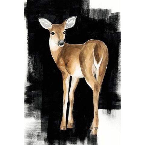 Nocturnal I White Modern Wood Framed Art Print by Popp, Grace