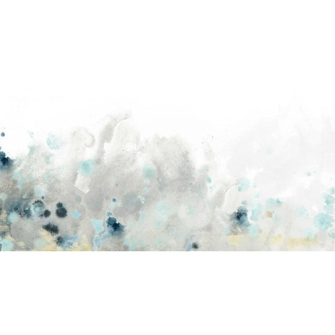 Sea Storm II White Modern Wood Framed Art Print by Vess, June Erica