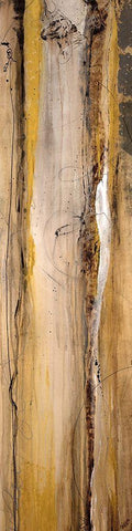 Analogous I White Modern Wood Framed Art Print with Double Matting by Taylor, Kari