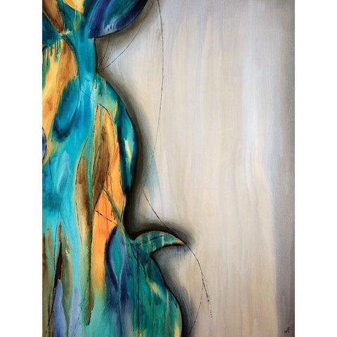Anse Luzio White Modern Wood Framed Art Print by Taylor, Kari