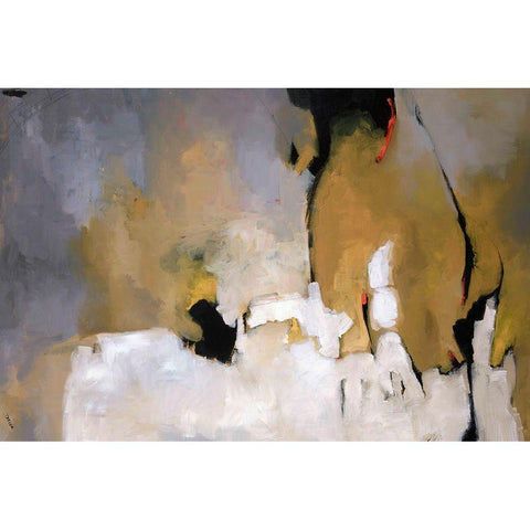 Inner Working Black Modern Wood Framed Art Print with Double Matting by Taylor, Kari
