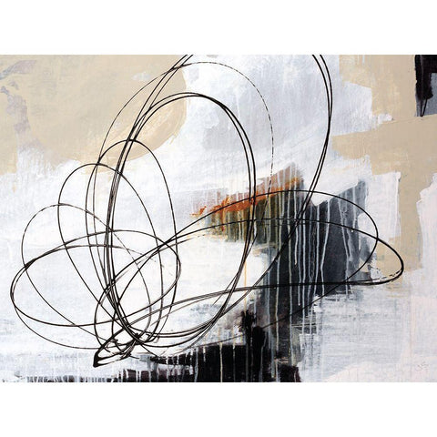 Verse II White Modern Wood Framed Art Print by Schicker, Joshua