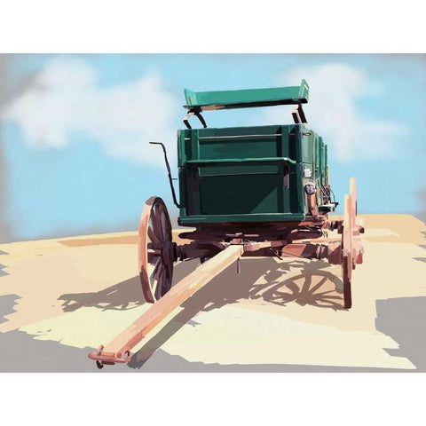 Bold Wagon II Black Modern Wood Framed Art Print by Kalina, Emily