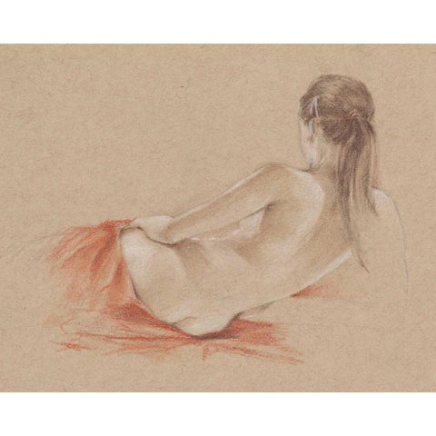 Classical Figure Study I Gold Ornate Wood Framed Art Print with Double Matting by Harper, Ethan