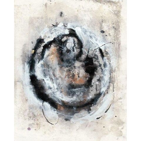 Circular Energy III Gold Ornate Wood Framed Art Print with Double Matting by Combs, Joyce