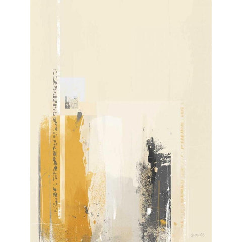 Deeper Shadows II White Modern Wood Framed Art Print by Green Lili