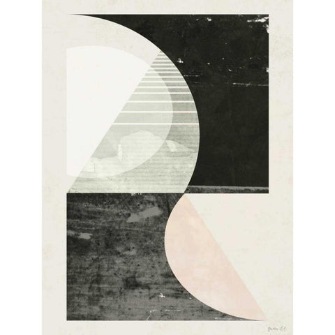 Outside In I White Modern Wood Framed Art Print by Green Lili