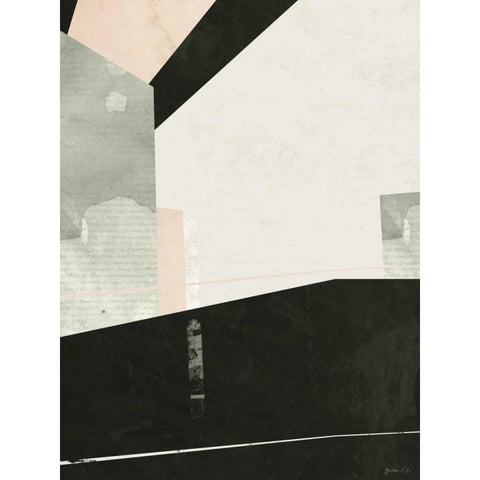 Outside In III White Modern Wood Framed Art Print by Green Lili