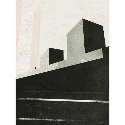 Outside In IV White Modern Wood Framed Art Print by Green Lili