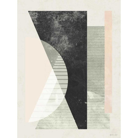 Outside In VI Black Modern Wood Framed Art Print by Green Lili