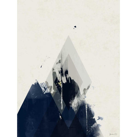 Beneath the Surface I Black Modern Wood Framed Art Print with Double Matting by Green Lili