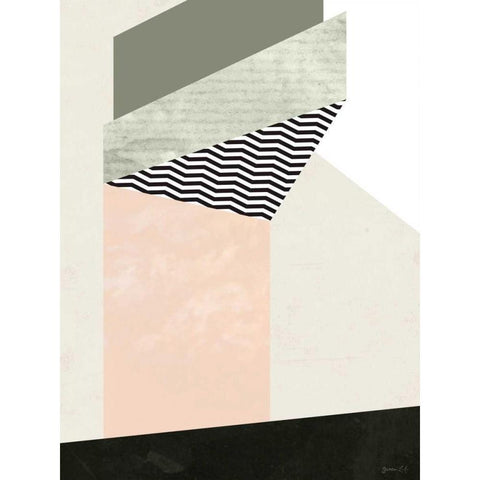 Edge of Town II White Modern Wood Framed Art Print by Green Lili